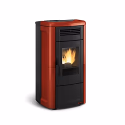 La Nordica Novella, Libera installazione, Nero, Bordeaux, 18 kg, CE, Pellet, 295 m³