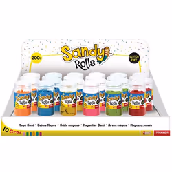 Lisciani Sandy Rolls, Sabbia cinetica per bambini, 3 anno/i, Multicolore
