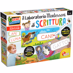 Lisciani Montessori Maxi Laboratorio di Scrittura, 3 anno/i, Multicolore