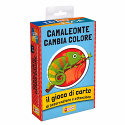 Lisciani Le Carte Dei Bambini Camaleonte Cambiacolore, Carta da gioco, Da collezione, 4 anno/i