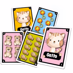 Lisciani Le Carte Dei Bambini Gatto Pigliatutto, Carta da gioco, 4 anno/i