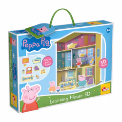 Lisciani Peppa Pig Learning House 3D, Gioco da tavolo, Puzzle, 3 anno/i