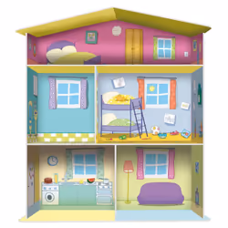 Lisciani Peppa Pig Learning House 3D Gioco da tavolo Puzzle