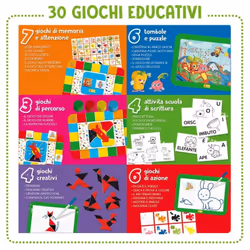 Lisciani Carotina Tavolino Molto Attivo 30 Giochi Nuova Edizione - Vista aggiuntiva 4