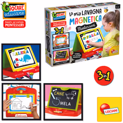 Lisciani Montessori La Lavagnona Magnetica, 3 anno/i, Multicolore