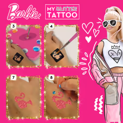 Lisciani Barbie My Glitter Tattoo - Vista aggiuntiva 4