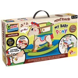 Lisciani Montessori Wood My Baby Pony Animale cavalcabile