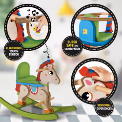 Lisciani Montessori Wood My Baby Pony Animale cavalcabile - Vista aggiuntiva 3