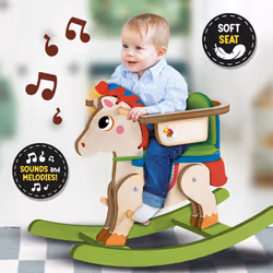 Lisciani Montessori Wood My Baby Pony Animale cavalcabile - Vista aggiuntiva 4