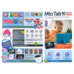 Lisciani Hi Tech Educativo Mio Tab 10” Evolution Pro Tablet per bambini - Vista aggiuntiva 4
