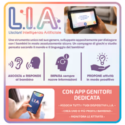 Lisciani 114214 tablet 32 GB 17,8 cm (7") 4 GB Wi-Fi 4 (802.11n) Android 14 Nero - Vista aggiuntiva 3