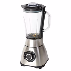 RGV 111202, Frullatore da tavolo, 1,75 L, Funzione pulsante, Tritaghiaccio, 1800 W, Nero, Acciaio inox
