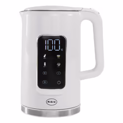 RGV 00000111420, 1,7 L, 2200 W, Nero, Bianco, Acciaio inox, Termostato regolabile