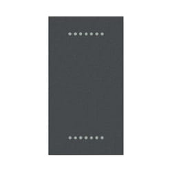 Tappo copriforo 1 modulo per serie civile AVE Noir Sistema 45 45313