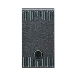 Pulsante Unipolare 10A illuminabile per serie civile Ave Noir Sistema 45 45305G