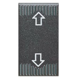 Pulsante commutatore frecce 1p 10a 250v noir 45353
