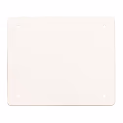 Coperchio Ave antiurto di finitura per scatole BL02P e BL03P, grado di protezione IP40, resistenza agli urti IK07. Dimensioni ...
