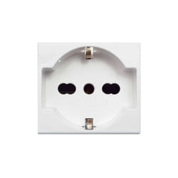 AVE - Presa Schuko unel bipasso universale 10/16A per serie Banquise Sistema 45 45B90/15TS