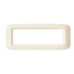 AVE - Placca in tecnopolimero Yes 45 6 Moduli bianca Blanc lucida 45PY06BP