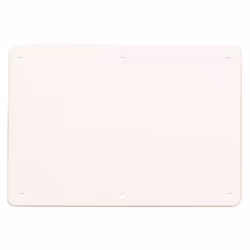 Coperchio antiurto di finitura Ave, per scatole BL07CG/BL07CGN/BL07P , grado di protezione IP40, resistenza agli urti IK10. D ...