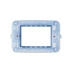 Supporto con viti ave s44 3 moduli per scatole rettangolari - 44a03