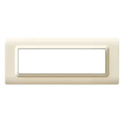AVE - Placca sistema 44 tecnopolimero sabbia 7 moduli 44PY07SA