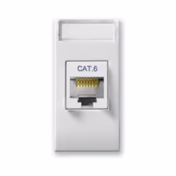 Presa Rete LAN Ave Domus Sistema 44 RJ45 cat6 UTP Caratteristiche: Presa RJ45 CAT6 UTP Non schermata Sistema Domus S44 Colore ...