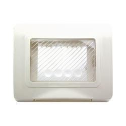 Placca Autoportante Ave sistema 44 IP55 3 Moduli Bianco 44SP03B