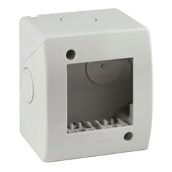 AVE - Idrobox Contenitore 2 moduli per tubo RAL7035 IP40 44Q02