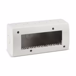 Idrobox Scatola Ave: Contenitore da parete autoportante Grado di protezione IP40 Colore RAL7035 per tubo 6 moduli Installazio ...