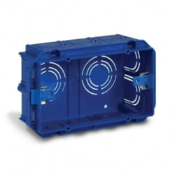 AVE - scatola rettangolare incasso 3 e 4 moduli per serie civili pareti muratura 253x4