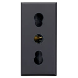AVE - Presa bipasso tekla s44 grigio 2p+t 10/16a 250v 1 modulo 445006/15ts