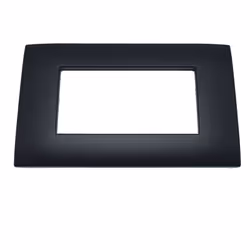 Placca Ave YOUNG44 4 moduli colore Grigio Antracite, Materiale: Tecnopolimero, Da completare con supporto 44A04. Tipologia :  ...