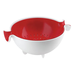 Fratelli Guzzini 2925.00 55 scolapasta Rosso, Bianco