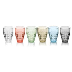 Fratelli Guzzini Set 6 Bicchieri Alti Tiffany