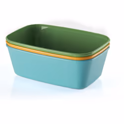 Fratelli Guzzini Everfresh Rettangolare Set 2,15 L Multicolore 3 pz