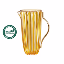 Caraffa con coperchio Guzzini Dolcevita ambra