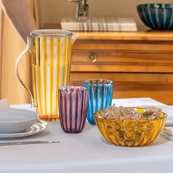 Caraffa con coperchio Guzzini Dolcevita ambra
