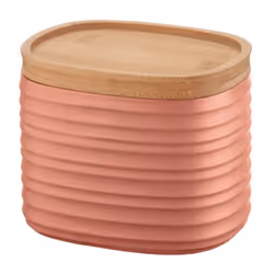 Contenitore S Tierra 'Made for Nature' terracotta Il barattolo è ideale per conservare zucchero, sale, spezie e caffè. Il cop ...