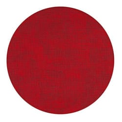 Tovaglietta tonda doubleface 38 cm rossa
