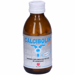 Acme Calcibolin Pet Integratore Ossa Cani e Gatti 80 Compresse