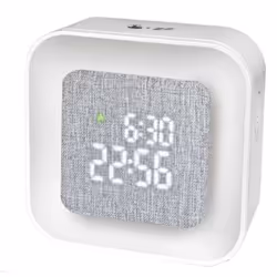 Lowell JD9534, Sveglia digitale, Rettangolo, Bianco, CA/Batteria, 5 V, 150 mm