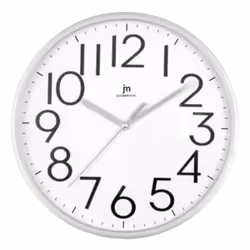 Lowell 00712S, Parete, Orologio al quarzo, Rotondo, Argento, Acrilonitrile butadiene stirene (ABS), ABS sintetico