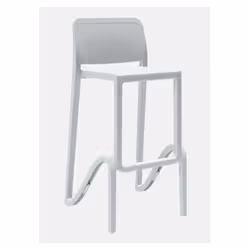 SGABELLO GIANO IN POLIPROP.BIANCO | PZ