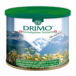 Esi Erbe Drimo è un integratore naturale per il benessere intestinale, composto da Senna, Carvi, Menta, Liquirizia e Malva. F ...