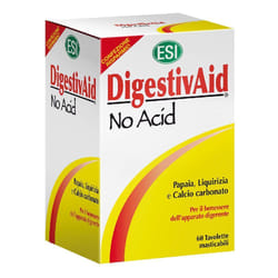 Esi Digestivaid No Acid 60 Tavolette per Acidità di Stomaco