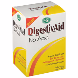 Esi Digestivaid No Acid 60 Tavolette per Acidità di Stomaco