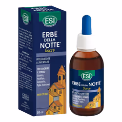 Le gocce di Erbe della notte Esi sono un integratore naturale al 100% che favorisce un riposo notturno sereno, ideale in situ ...