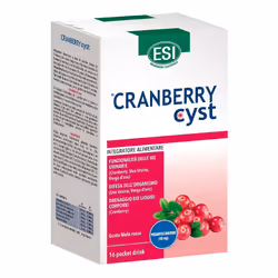 Esi Cranberry Cyst è un integratore naturale per il benessere delle vie urinarie, ideale per vegetariani e vegani. Contiene e ...