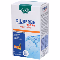 Esi Diurerbe Forte Integratore Drenante all'Ananas 24 Pezzi